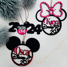 Load image into Gallery viewer, Personalised Disney Inspired Mickey Bauble