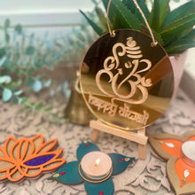 Load image into Gallery viewer, Lakshmi Happy Diwali Mirrored Sign