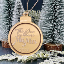 Load image into Gallery viewer, 2024 Memory Bauble - Mr & Mrs
