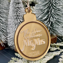 Load image into Gallery viewer, 2024 Memory Bauble - Mr & Mrs