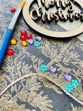 Load image into Gallery viewer, 'Merry Christmas' Bauble Make Your Own Card Craft Kit