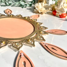 Load image into Gallery viewer, Decorated Wooden Tray - Pastel Peach