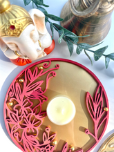 Load image into Gallery viewer, Decorative Diwali Tray - Coral