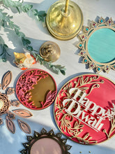 Load image into Gallery viewer, Decorative Diwali Tray - Coral