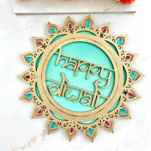 Load image into Gallery viewer, Happy Diwali Rangoli Pattern - Peach