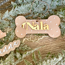 Load image into Gallery viewer, Personalised Pet Bauble - Bone