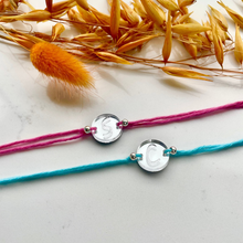 Load image into Gallery viewer, Silver Personalised Rakhi