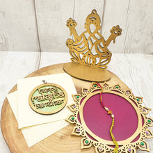 Load image into Gallery viewer, Decorated Wooden Tray - Fuchsia Pink