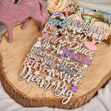 Load image into Gallery viewer, Children's Inspirational Sign - Paint Rainbows