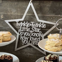 Load image into Gallery viewer, Large Twinkle Twinkle Wall Sign