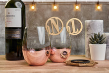 Load image into Gallery viewer, Personalised Initial Glass Charms - Christmas Table