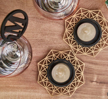 Load image into Gallery viewer, Geometric Tea Light Holders - 2 Pack