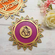 Load image into Gallery viewer, Ganesh Diwali Rangoli Pattern