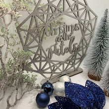 Load image into Gallery viewer, Geometric Christmas at the Family Sign