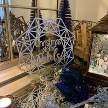 Load image into Gallery viewer, Geometric Christmas at the Family Sign