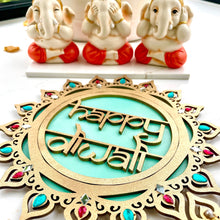 Load image into Gallery viewer, Happy Diwali Rangoli Pattern - Peach
