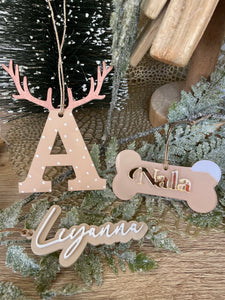 Personalised Name Tags | Stocking Tags
