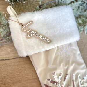 Personalised Name Tags | Stocking Tags