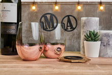 Load image into Gallery viewer, Personalised Initial Glass Charms - Christmas Table
