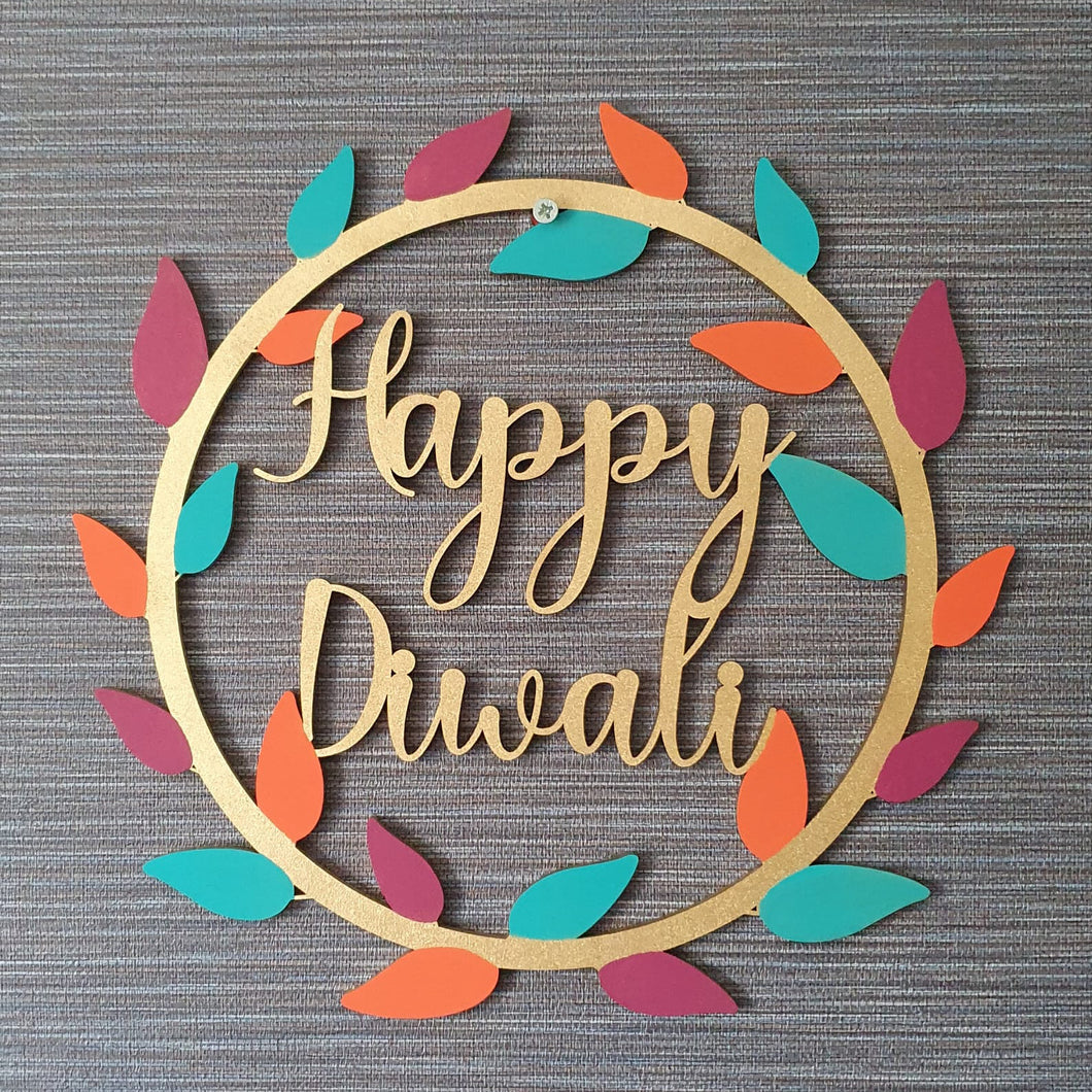 Happy Diwali Wreath