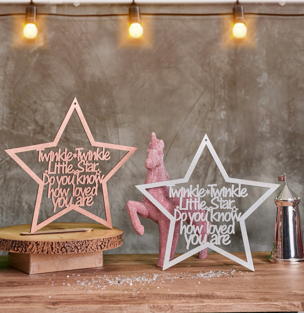 Large Twinkle Twinkle Wall Sign