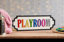 Load image into Gallery viewer, Playroom Street Sign
